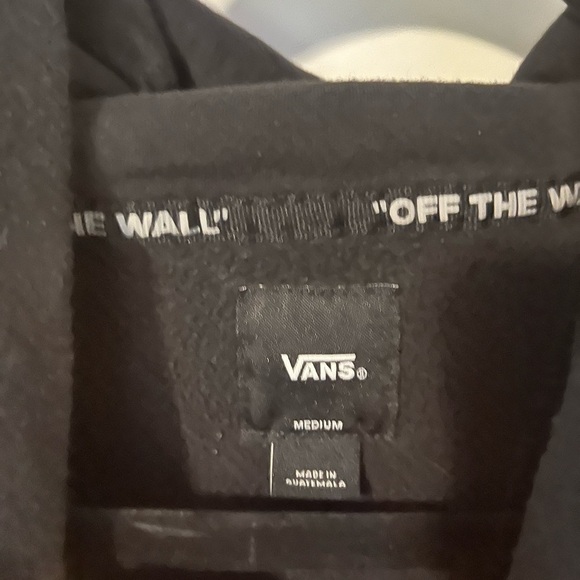 VANS off the wall Venus Fly Trap Black Hoodie Sweatshirt Men's Size Medium - Picture 4 of 5